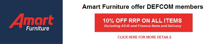 Amart Furniture offers DEFCOM discount